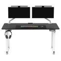 ULTRADESK UPLIFT Biurko z elektryczną regulacją wysokości z podkładką pod mysz XXL 160X75 cm, czarny