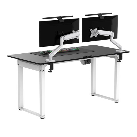 ULTRADESK UPLIFT Biurko z elektryczną regulacją wysokości z podkładką pod mysz XXL 160X75 cm, czarny