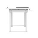 ULTRADESK UPLIFT Biurko z elektryczną regulacją wysokości z podkładką pod mysz XXL 160x75 cm, biały