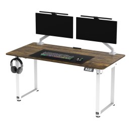 ULTRADESK UPLIFT Biurko z elektryczną regulacją wysokości z podkładką pod mysz XXL 160x75 cm, brązowy