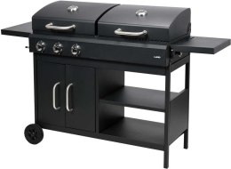 GRILL 2W1, GAZOWY + WĘGLOWY, 8.6KW