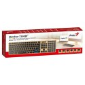 Genius Slimstar 7250BT Copilot klawiatura bezprzewodowa CZ/SK, beżowo-czarny
