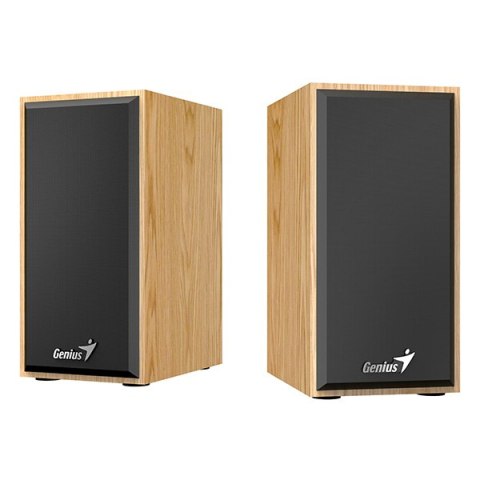 Genius głośniki SP-HF180, 6W, brązowe, drewniane