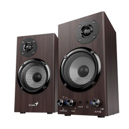 Genius głośniki SP-HF520BT, 20W, brązowy, drewniane, AUX/Bluetooth 5.3