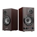 Genius głośniki SP-HF520BT, 20W, brązowy, drewniane, AUX/Bluetooth 5.3