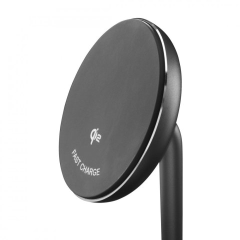 Ładowarka indukcyjna fast charge 15w czarna