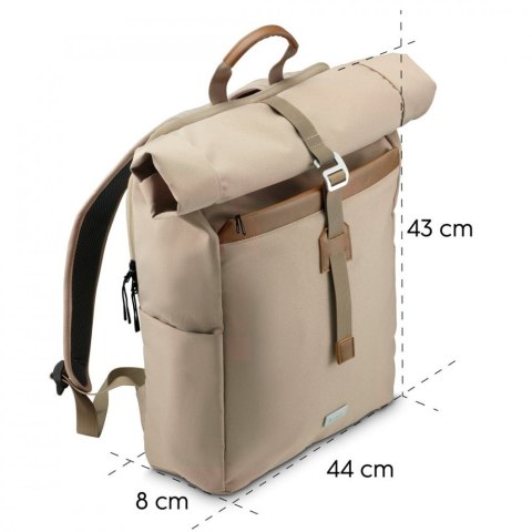 Plecak do laptopa 16,2 cala Silvan beżowy