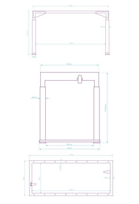 Ultradesk UPLIFT FRAME Stelaż / podstawa biurka z elektryczną regulacją wysokości 90 kg nośność, biały