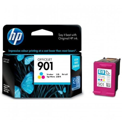 HP oryginalny ink / tusz CC656AE, HP 901, color, 360s, 9ml, EOL