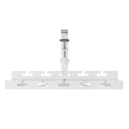 Organizer podbiurkowy na kable Maclean MC-105 W, max. obciążenie 5kg, biały