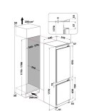 Chłodziarko-zamrażarka do zabudowy WHC18T322