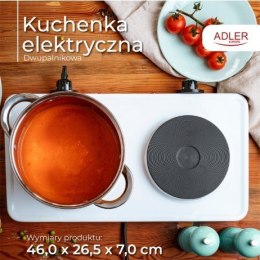 Kuchenka elektryczna dwupalnikowa AD 6520