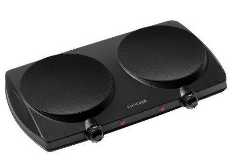 Kuchenka elektryczna dwupalnikowa czarna VE3060