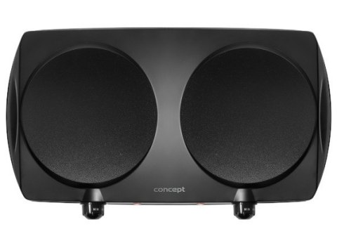 Kuchenka elektryczna dwupalnikowa czarna VE3060