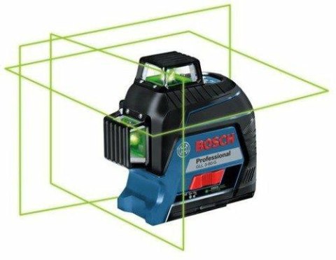 BOSCH LASER PŁASZCZYZNOWY GLL 3-80 G ZIELONY WALIZKA