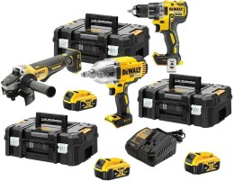 DEWALT.ZESTAW COMBO 18V DCD791 +DCG406 +DCF899HN 3x5,0Ah 3xTSTAK