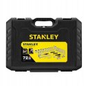 STANLEY ZESTAW KLUCZY 72el. 1/4"-1/2"