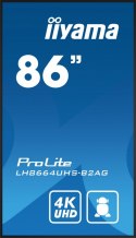 Monitor 86 cali LH8664UHS-B2AG,24/7,IPS,ANDROID.11,4K,3xHDMI,RJ45, 2xUSB,WiFi