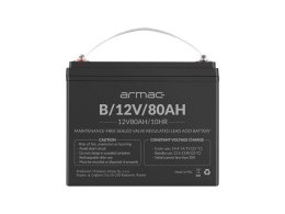 Akumulator 12v agm 12v 80ah uniwersalny B/12V/80AH