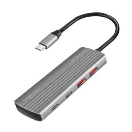 Hub USB3.2 Gen2, 2xUSB A, 2x USB-C, PD, 100W
