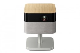 Projektor mini laser EF-72 dąb z podstawą 4K PRO-UHD/1000L/5m:1