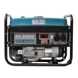 KS GENERATOR HYBRYDOWY KS 3000G /2,6kW 230V, BENZYNA/LPG.