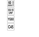 YATO OTWORNICA UNIWERSALNA TCT 38mm 5/8"