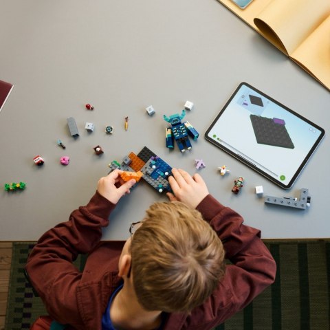 Klocki Minecraft 21274 Spotkanie ze strażnikiem