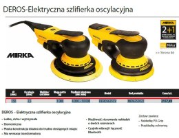 MIRKA DEROS 625CV SZLIF. MIMOŚRODOWA 150 2.5 230W