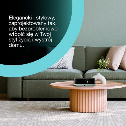 Projektor mini laser EF-61G FHD/700L/5m:1/1.6kg zielony