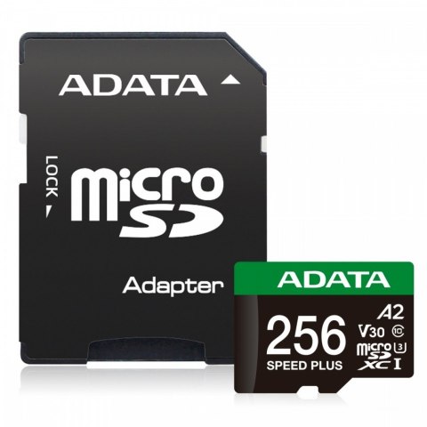 Karta microSD Speed Plus 256GB UHS1 U3 V30 A2 180/160 MB/s