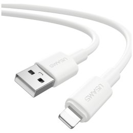 Kabel USB Usams U90 Lightning 1m 2,4A biały