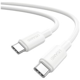 Kabel USB Usams U90 USB-C 1m 60W Fast Charge biały