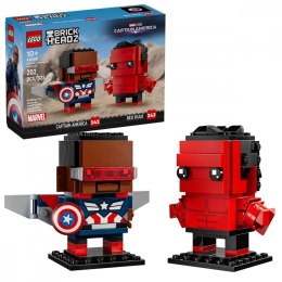 Klocki BrickHeadz 40668 Kapitan Ameryka i Czerwony Hulk