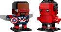 Klocki BrickHeadz 40668 Kapitan Ameryka i Czerwony Hulk