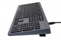 Klawiatura CK-400 przewodowa Czarno-szara