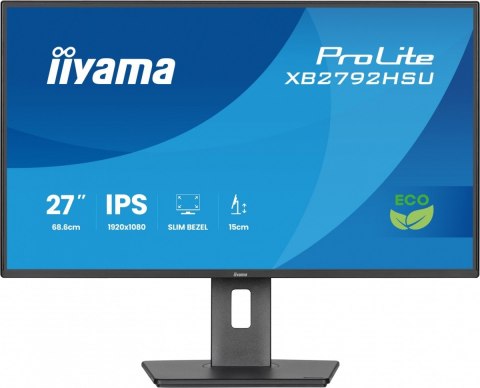 Monitor 27 cali XB2792HSU-B1 IPS,FHD,HDMI,DP,120Hz,350cd,4ms, cienkie ramki, 1500:1, ErP B, USB HUBx2