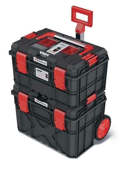 KISTENBERG ZESTAW SKRZYŃ NARZĘDZIOWYCH X Block ALU LOG 2w1