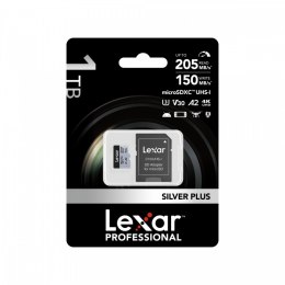 Karta pamięci microSD 1TB C10 A2 U3 V30 205/150MB/s Silver Plus