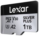 Karta pamięci microSD 1TB C10 A2 U3 V30 205/150MB/s Silver Plus