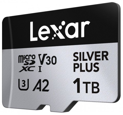 Karta pamięci microSD 1TB C10 A2 U3 V30 205/150MB/s Silver Plus