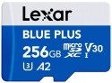 Karta pamięci microSD 256GB C10 A2 U3 V30 170MB/s Blue Plus