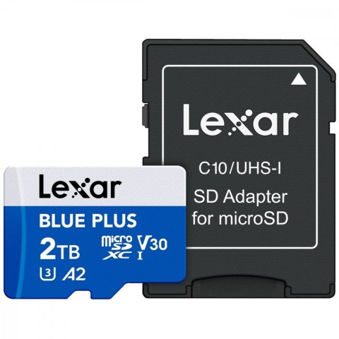 Karta pamięci microSD 2TB C10 A2 U3 V30 170MB/s Blue Plus