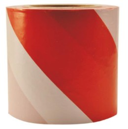 TAŚMA OSTRZEG. 80mm x 100m (BIAŁO-CZERW)