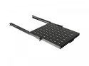 Półka wysuwana do szaf rack 19 cali 500mm czarna