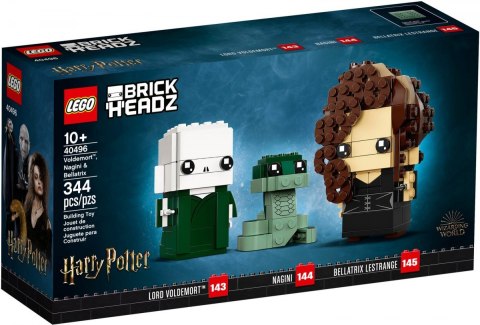 Klocki BrickHeadz 40496 Voldemort, Nagini i Bellatrix