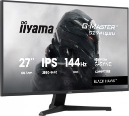 Monitor 27 cali G2741QSU-B1 IPS,QHD,144Hz,1ms,2xUSB Adaptive G-SYNC,HDMI,DP,350cd,
