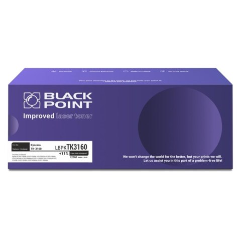 Toner Black Point do Kyocera (TK-3160) Black 12500 str. z chipem