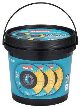 MAKITA ŚCIERNICA LISTKOWA ZESTAW 15szt P40/P60/P80 WIADERKO