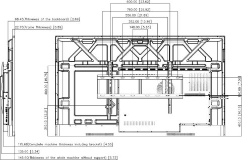Monitor interaktywny Dahua LPH75-ST410-S2